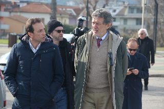 Marsilio a Martinsicuro, sopralluogo nei cantieri strategici della città